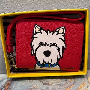 Red Marc Tetro Dog Wallet NWT NIB
